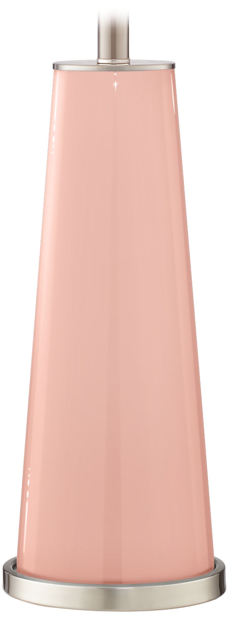 Color Plus Leo 29 1/2" Modern Glass Rose Pink Table Lamps Set of 2