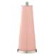 Color Plus Leo 29 1/2&quot; Modern Glass Rose Pink Table Lamps Set of 2