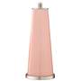 Color Plus Leo 29 1/2&quot; Modern Glass Rose Pink Table Lamps Set of 2