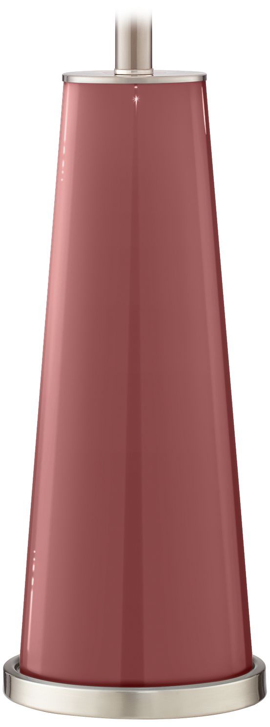 Color Plus Leo 29 1/2" Modern Glass Toile Red Table Lamps Set of 2