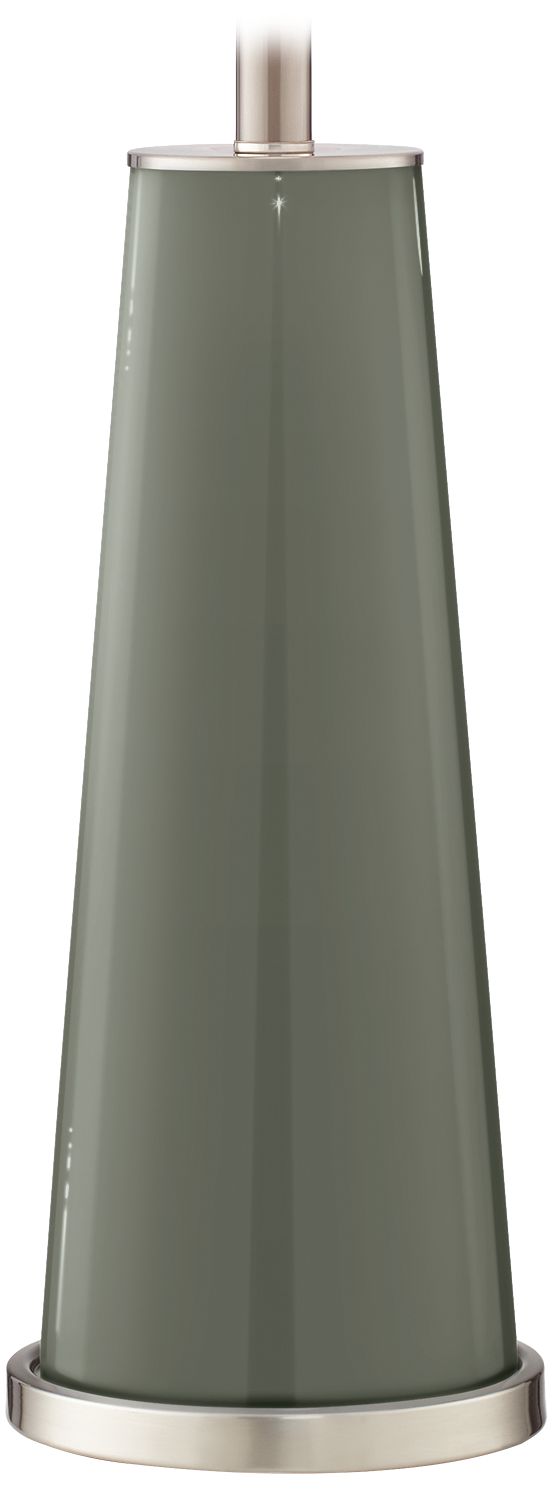 Color Plus Leo 29 1/2" High Pewter Green Table Lamps Set of 2