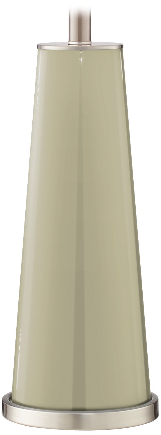 Color Plus Leo 29 1/2" Modern Glass Sage Green Table Lamp Set of 2