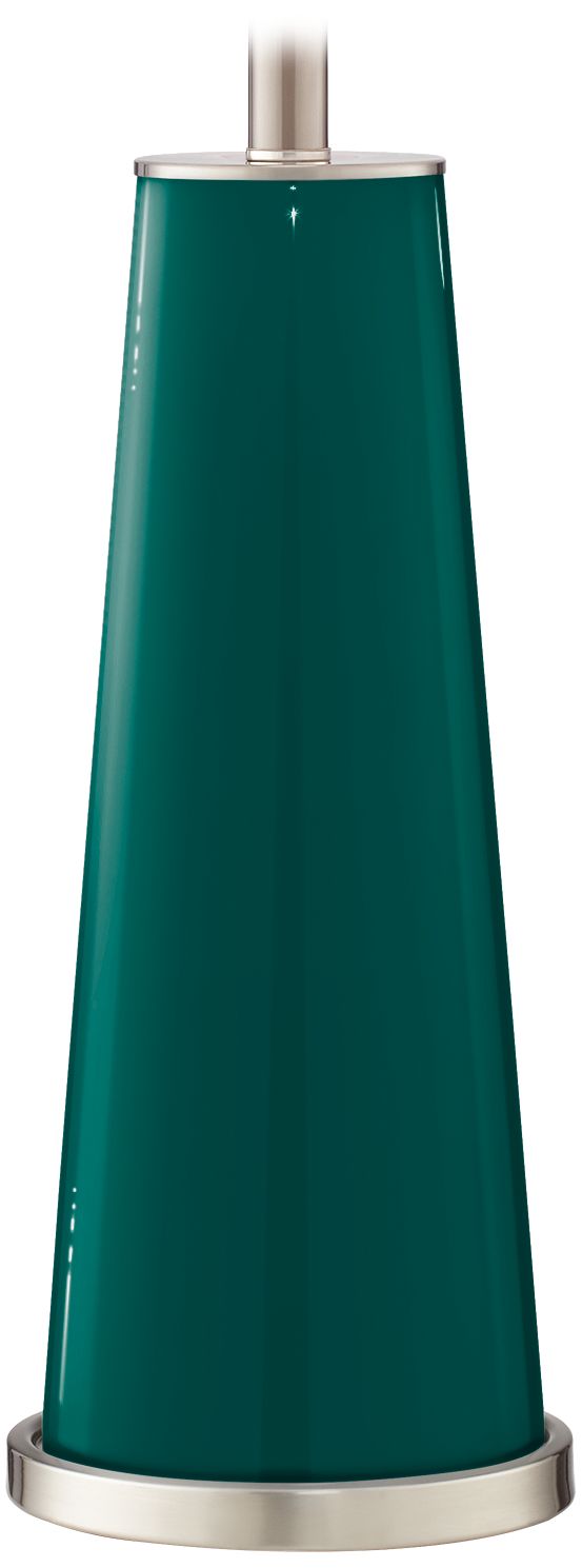 Color Plus Leo 29 1/2" High Peacock Blue Table Lamps Set of 2