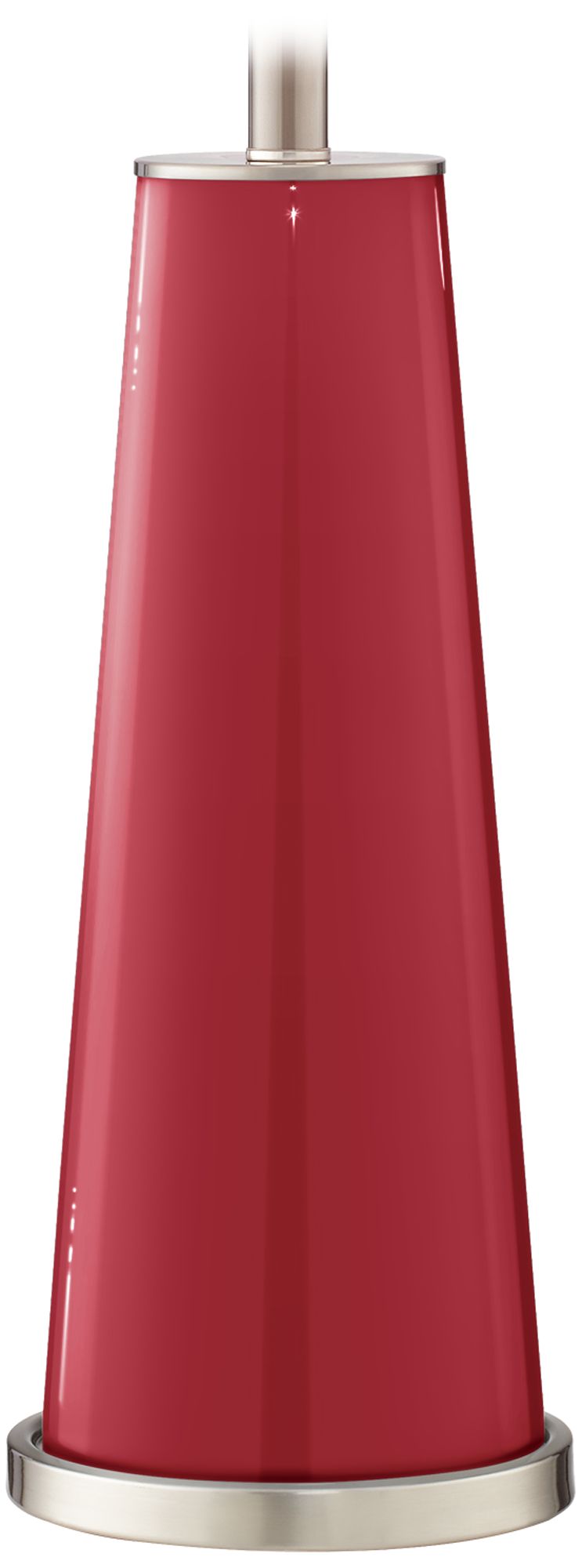 Color Plus Leo 29 1/2" Samba Red Glass Table Lamps Set of 2