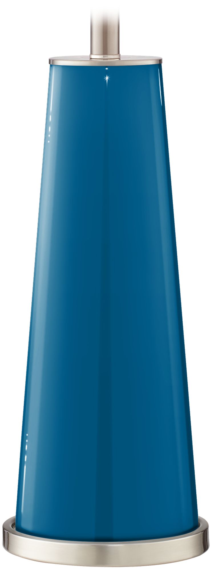 Color Plus Leo 29 1/2" Mykonos Blue Table Lamps Set of 2