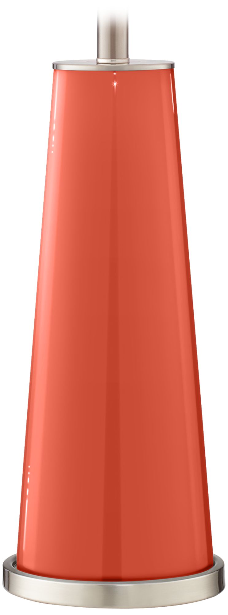 Color Plus Leo 29 1/2" Koi Orange Glass Table Lamps Set of 2