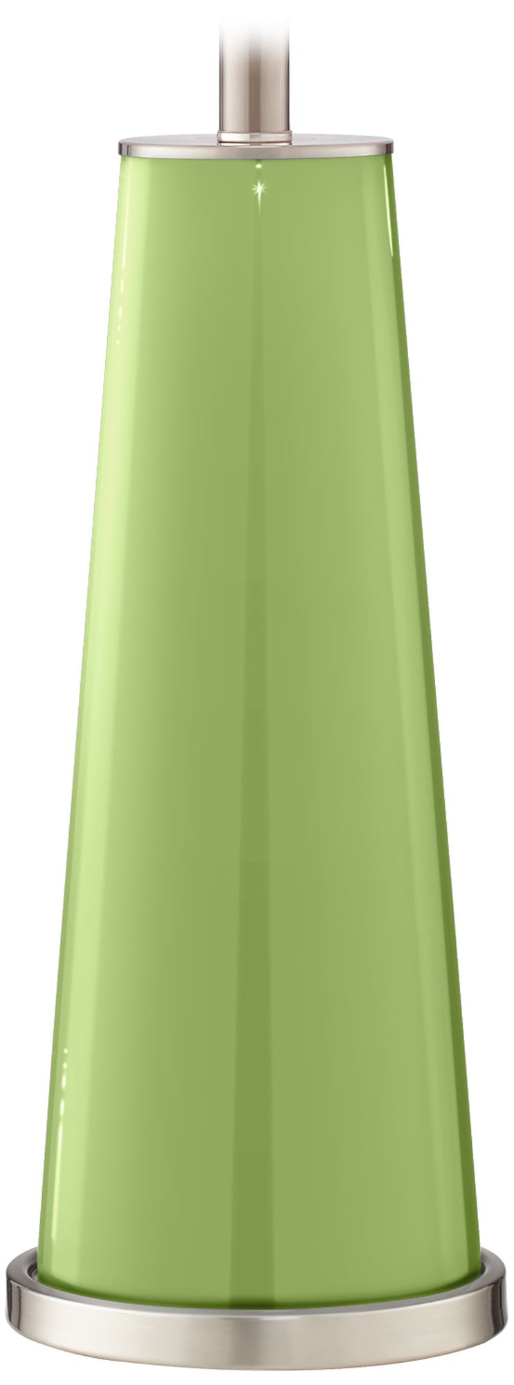 Color Plus Leo 29 1/2" Lime Rickey Green Glass Table Lamps Set of 2