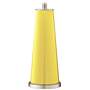 Color Plus Leo 29 1/2&quot; Modern Lemon Twist Yellow Table Lamps Set of 2