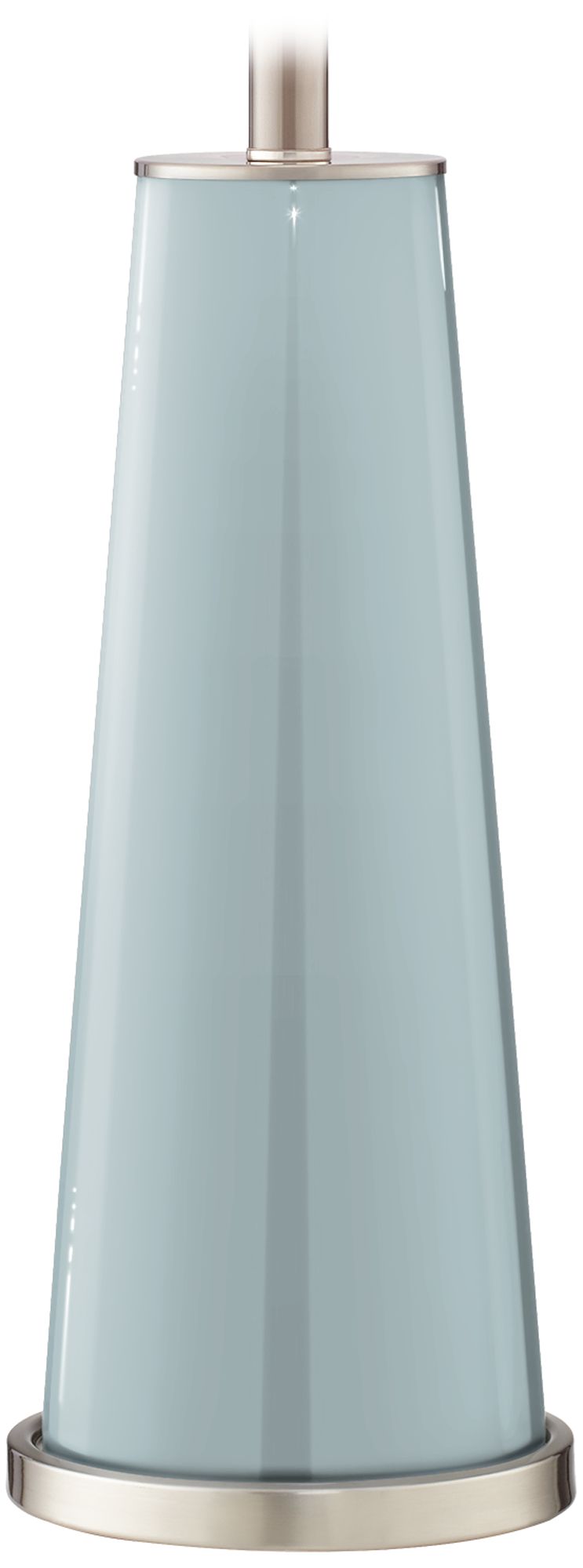 Color Plus Leo 29 1/2" Rain Blue Glass Table Lamps Set of 2