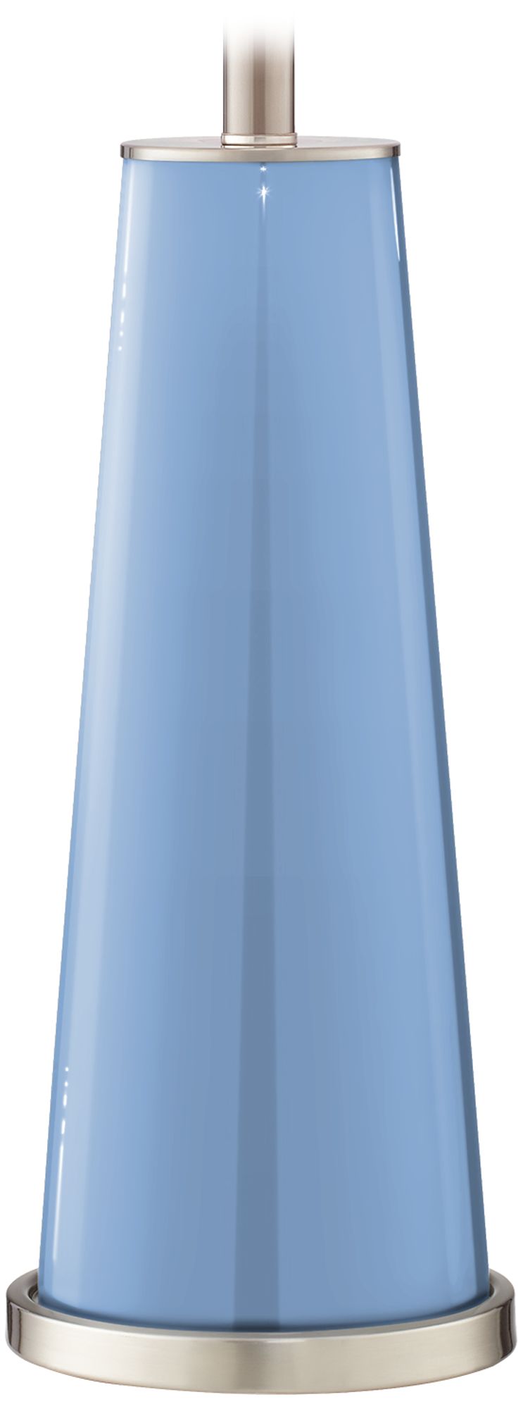 Color Plus Leo 29 1/2" Placid Blue Glass Table Lamps Set of 2