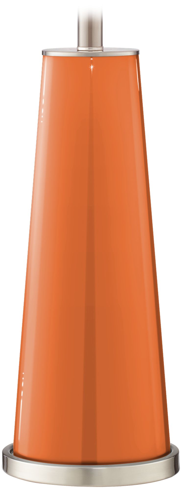 Color Plus Leo 29 1/2" Celosia Orange Glass Table Lamps Set of 2