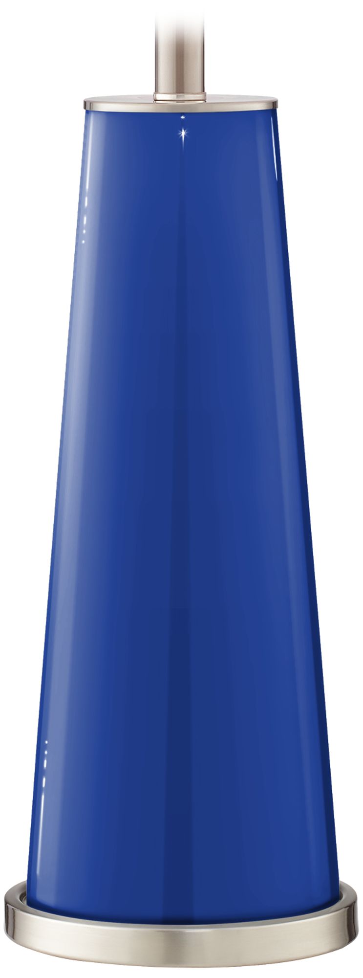 Color Plus Leo 29 1/2" Dazzling Blue Glass Table Lamps Set of 2