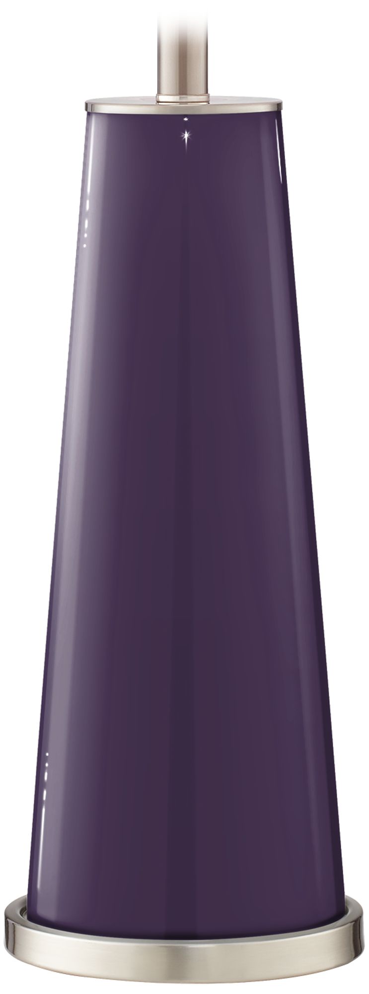 Color Plus Leo 29 1/2" Quixotic Plum Purple Table Lamps Set of 2