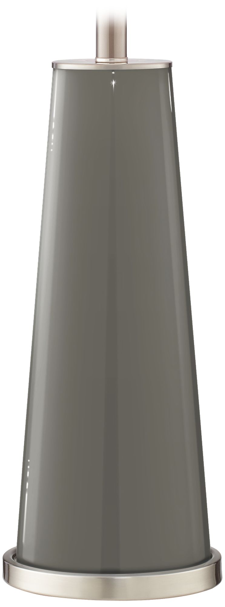 Color Plus Leo 29 1/2" Gauntlet Gray Glass Table Lamps Set of 2