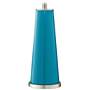 Color Plus Leo 29 1/2&quot; Caribbean Sea Blue Glass Table Lamps Set of 2