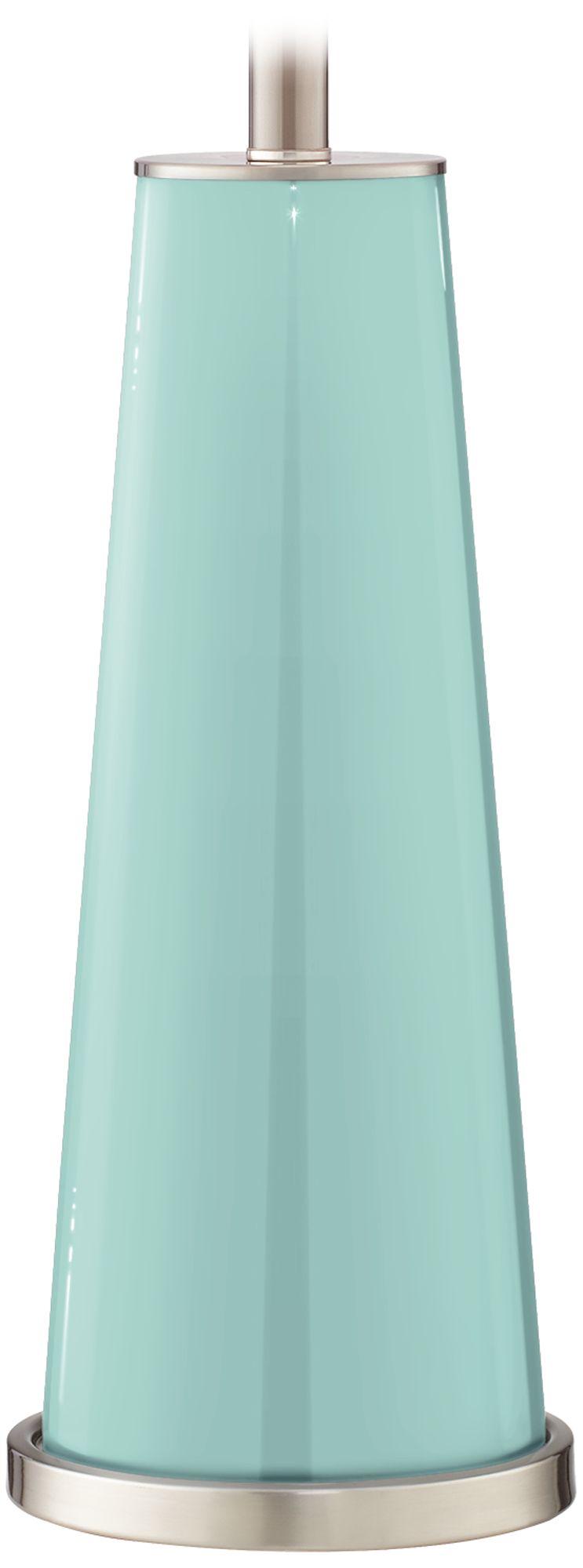 Color Plus Leo 29 1/2" Cay Blue Glass Table Lamps Set of 2