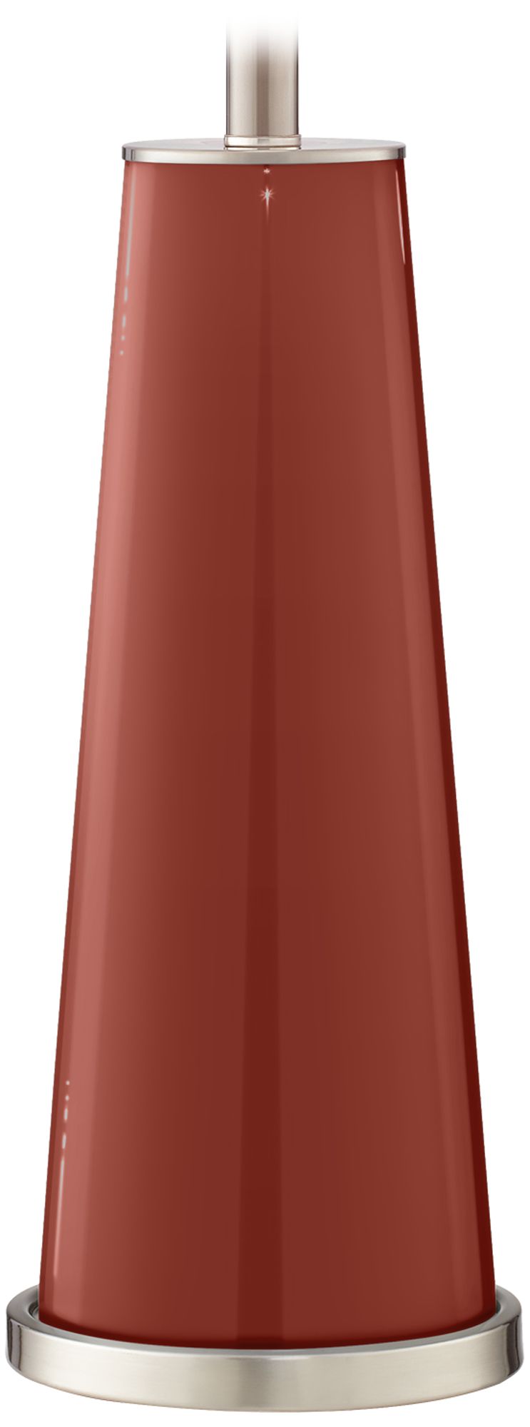 Color Plus Leo 29 1/2" Madeira Red Glass Table Lamps Set of 2