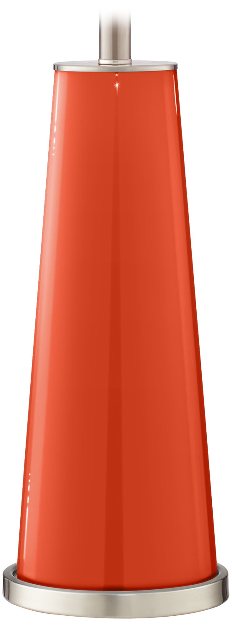 Color Plus Leo 29 1/2" Modern Daredevil Orange Table Lamps Set of 2