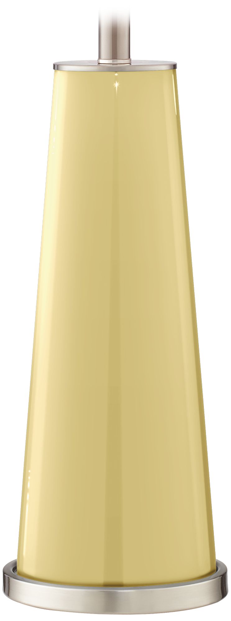 Color Plus Leo 29 1/2" Butter Up Yellow Glass Table Lamps Set of 2