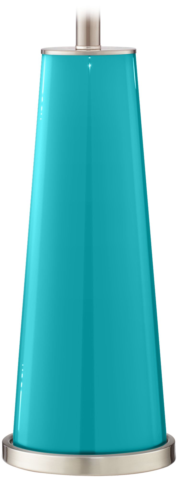 Color Plus Leo 29 1/2" Surfer Blue Glass Table Lamps Set of 2