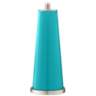 Color Plus Leo 29 1/2&quot; Surfer Blue Glass Table Lamps Set of 2