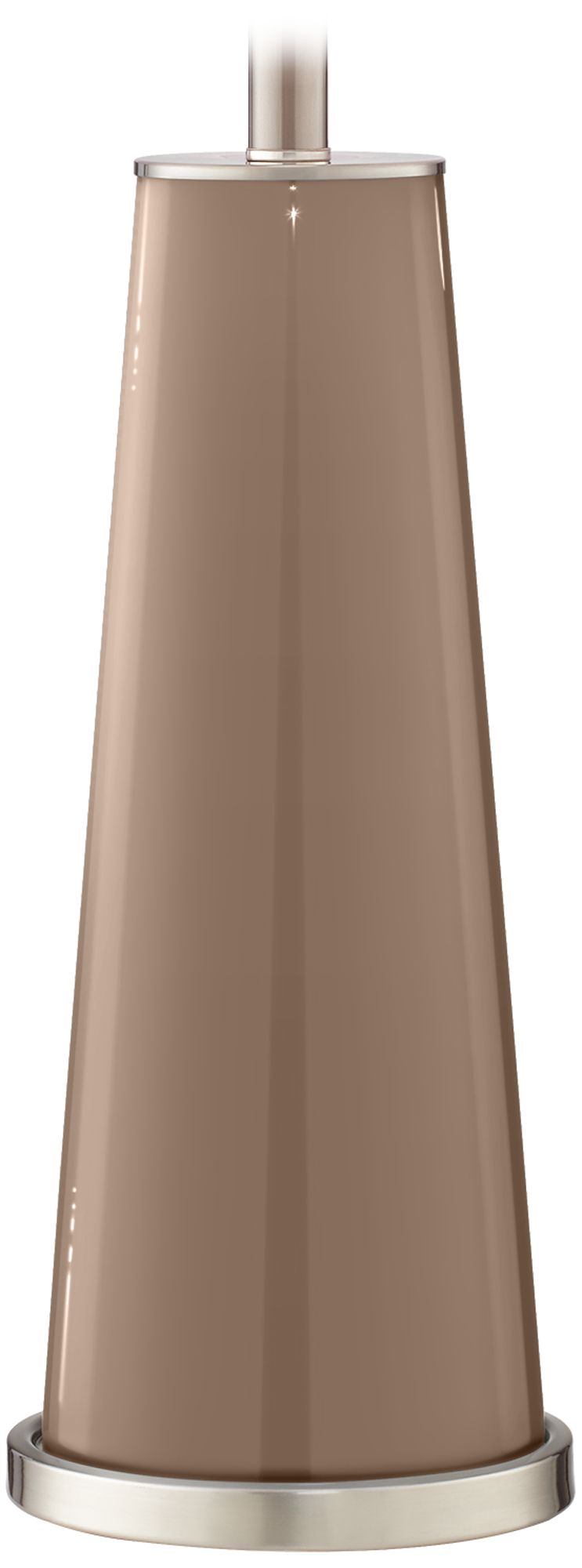 Color Plus Leo 29 1/2" Mocha Brown Glass Table Lamps Set of 2