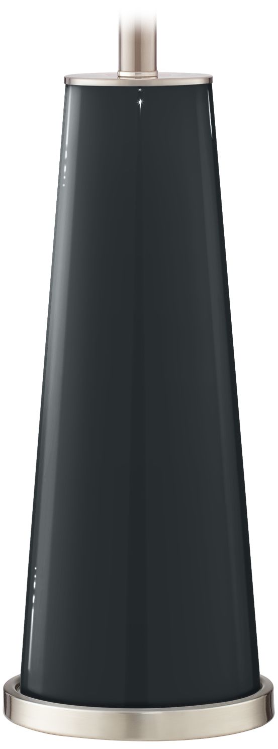 Color Plus Leo 29 1/2" Black of Night Glass Table Lamps Set of 2