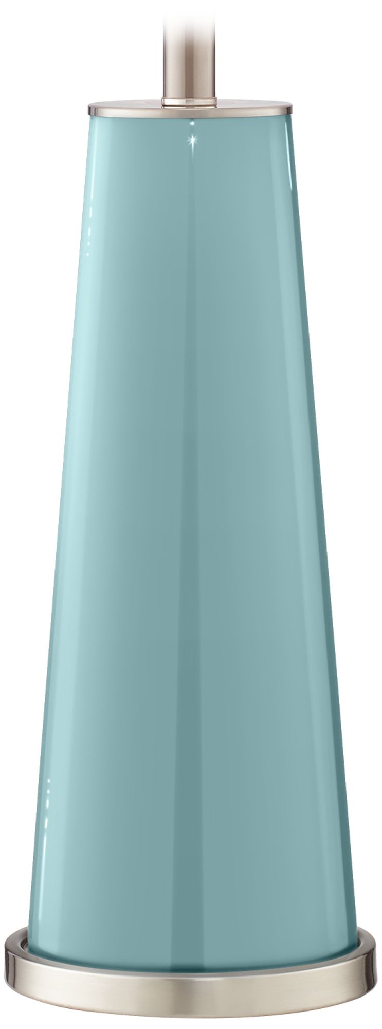 Color Plus Leo 29 1/2" Raindrop Blue Glass Table Lamps Set of 2