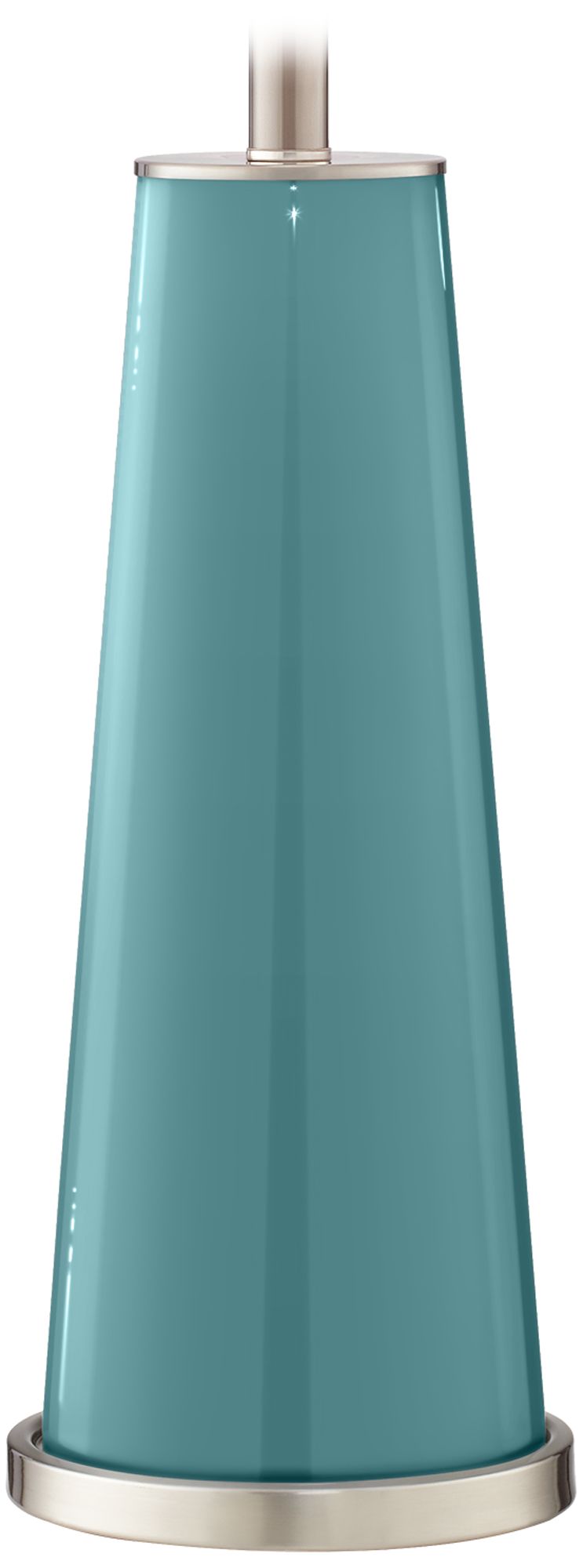 Color Plus Leo 29 1/2" Reflecting Pool Blue Glass Table Lamps Set of 2