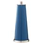 Color Plus Leo 29 1/2&quot; Regatta Blue Modern Glass Table Lamps Set of 2