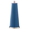 Color Plus Leo 29 1/2&quot; Regatta Blue Modern Glass Table Lamps Set of 2