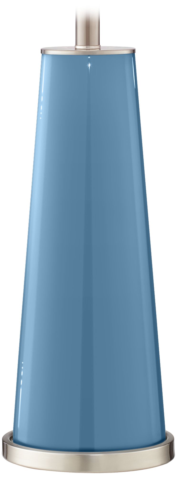 Color Plus Leo 29 1/2" Secure Blue Glass Table Lamps Set of 2