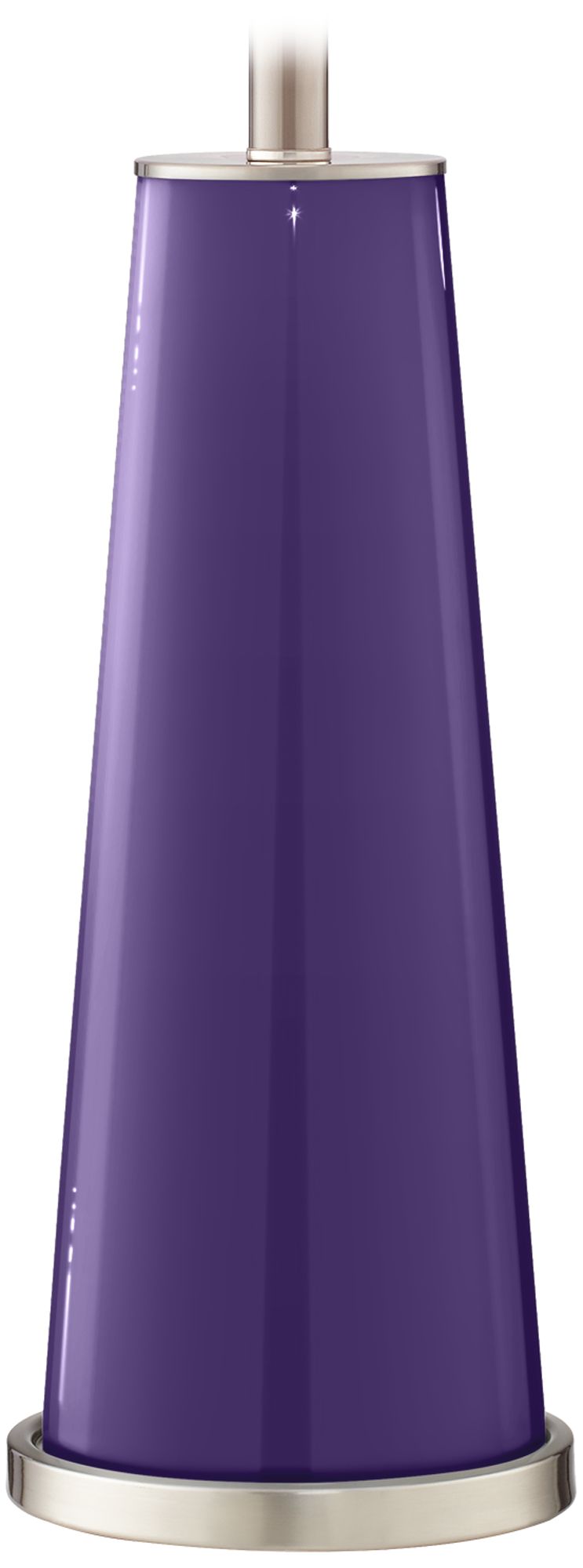 Color Plus Leo 29 1/2" Izmir Purple Glass Table Lamps Set of 2