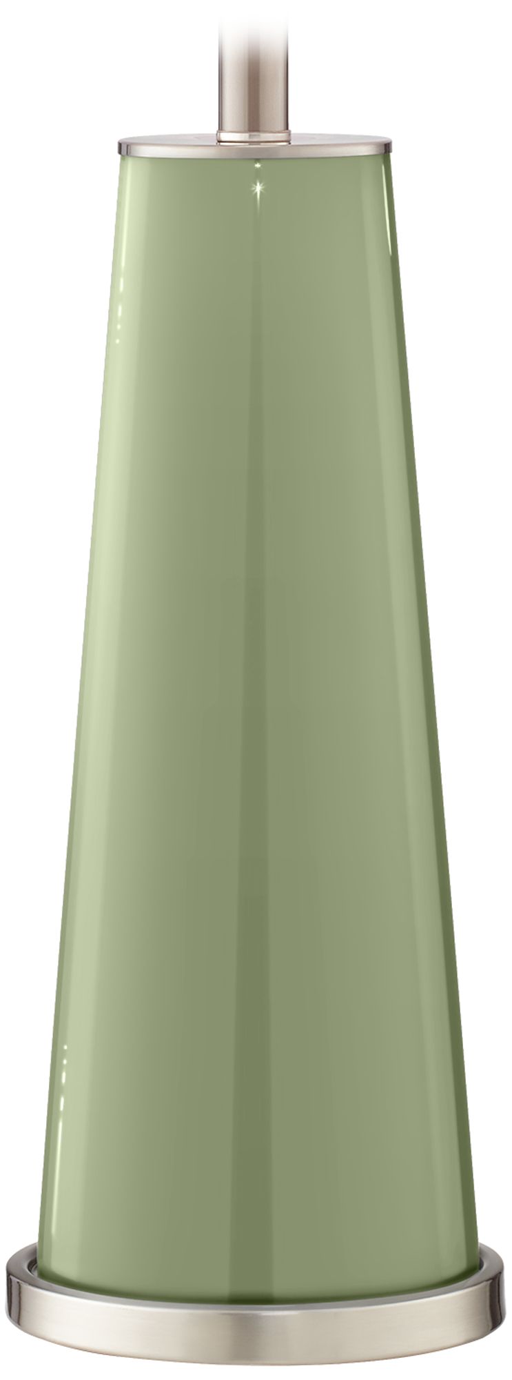 Color Plus Leo 29 1/2" Majolica Green Glass Table Lamps Set of 2