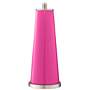 Color Plus Leo 29 1/2&quot; Fuchsia Pink Modern Glass Table Lamps Set of 2