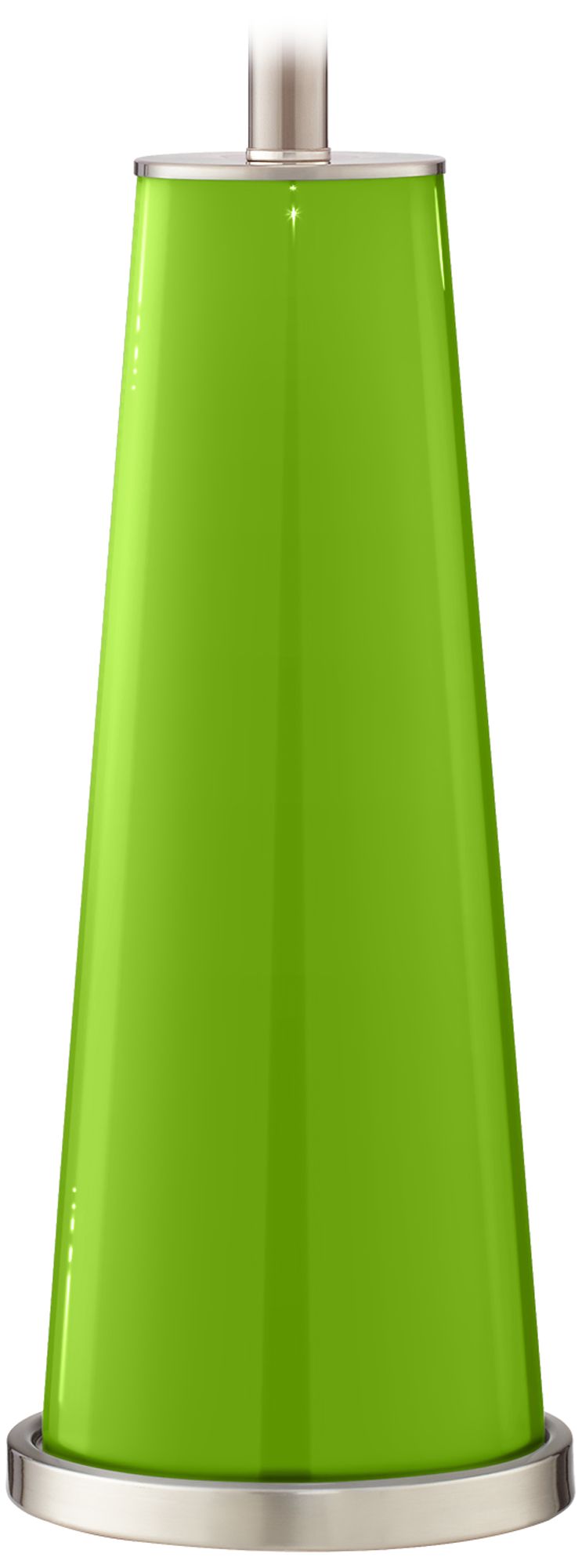 Color Plus Leo 29 1/2" Neon Green Modern Glass Table Lamps Set of 2