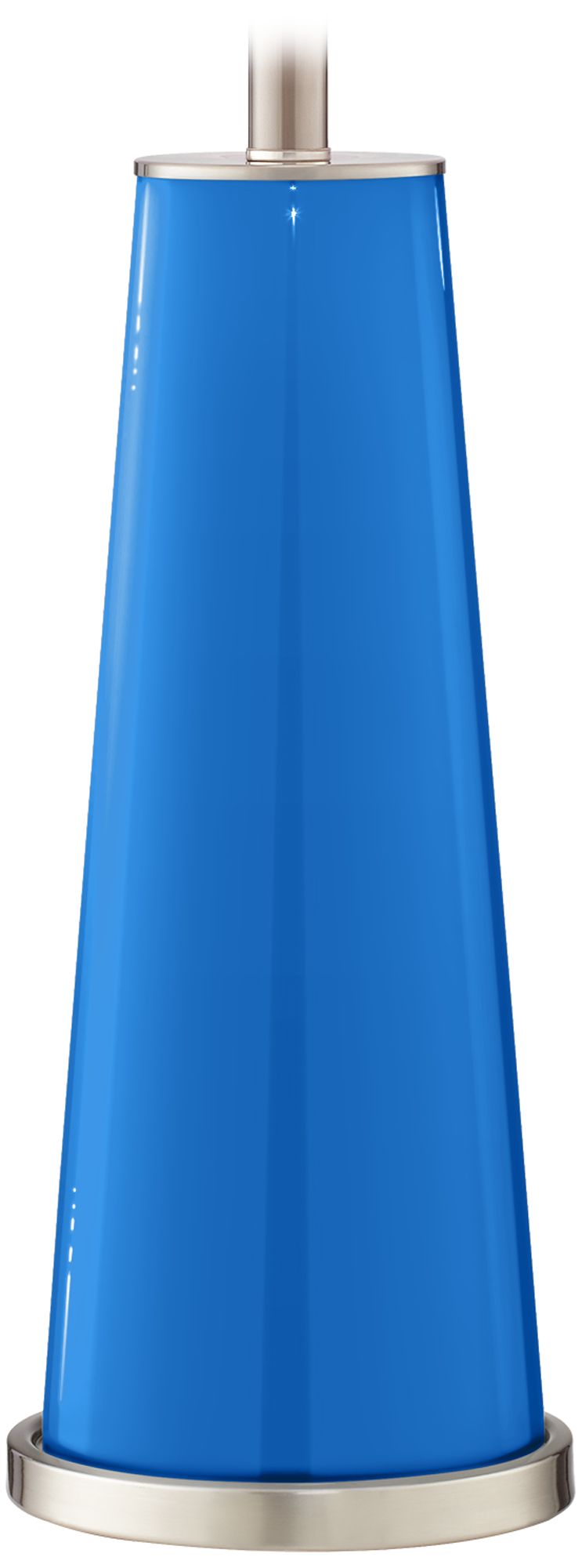 Color Plus Leo 29 1/2" Royal Blue Glass Table Lamps Set of 2