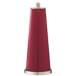 Color Plus Leo 29 1/2&quot; Antique Red Modern Glass Table Lamps Set of 2