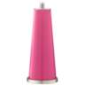 Color Plus Leo 29 1/2&quot; Blossom Pink Modern Glass Table Lamps Set of 2