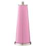 Color Plus Leo 29 1/2&quot; Modern Glass Candy Pink Table Lamps Set of 2