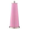 Color Plus Leo 29 1/2&quot; Modern Glass Candy Pink Table Lamps Set of 2