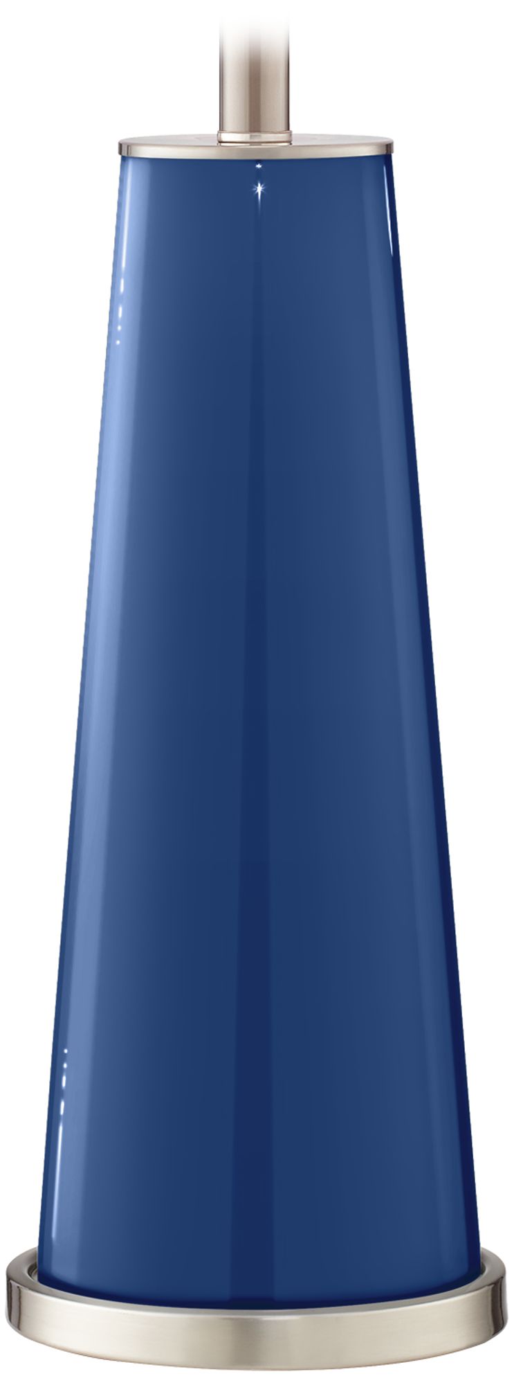 Color Plus Leo 29 1/2" Modern Glass Monaco Blue Table Lamps Set of 2