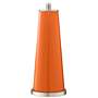 Color Plus Leo 29 1/2&quot; Invigorate Orange Glass Table Lamps Set of 2