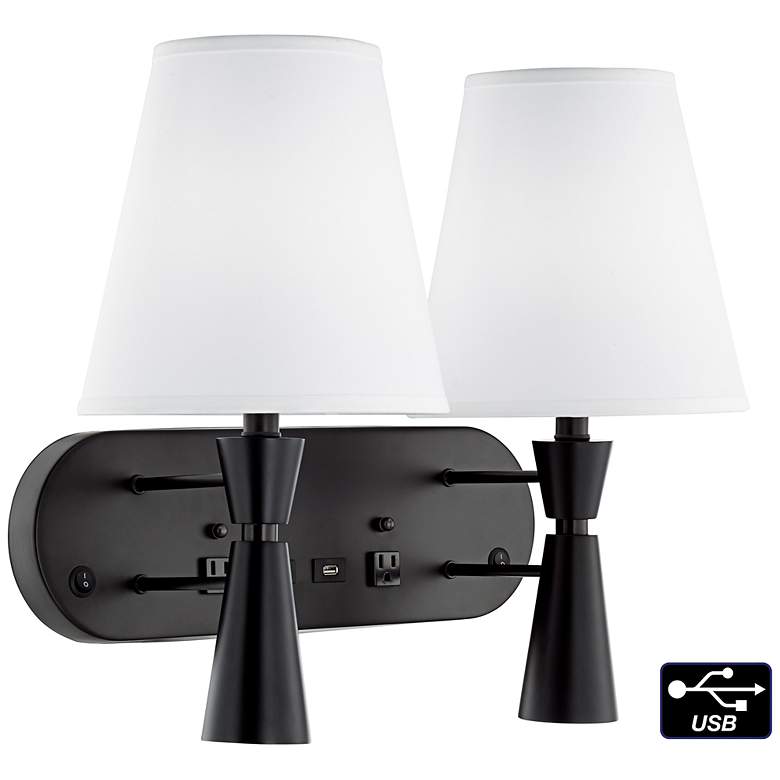Image 1 1V461 - Double Wall/Headboard lamp