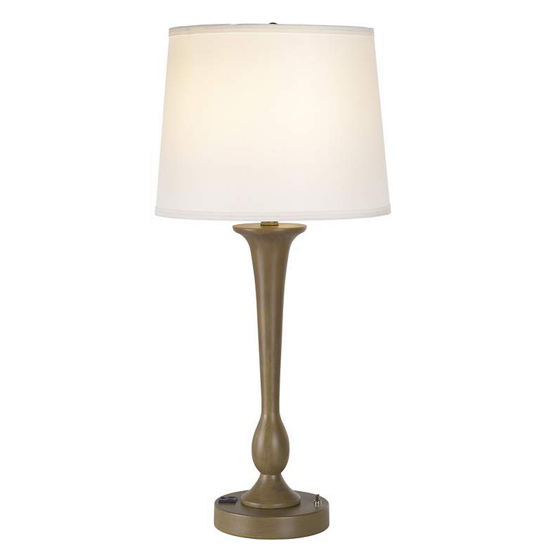 Image 1 1V464 - Table Lamp with Outlets