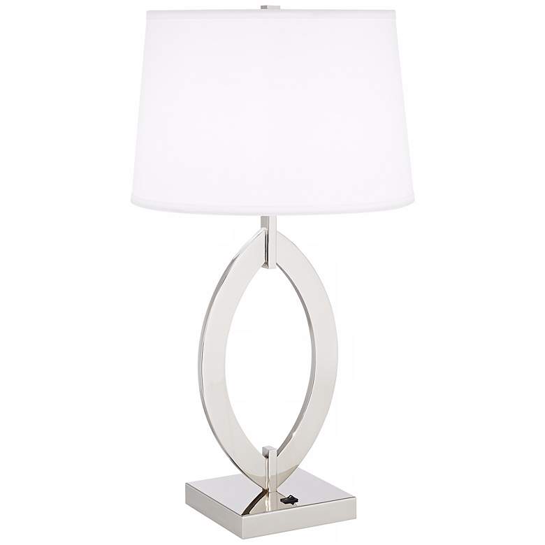 Image 1 1V624 - Brushed Nickel and Steel Table Lamp
