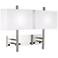 1V643 - Headboard Mounted Double Nightstand Lamp with LED