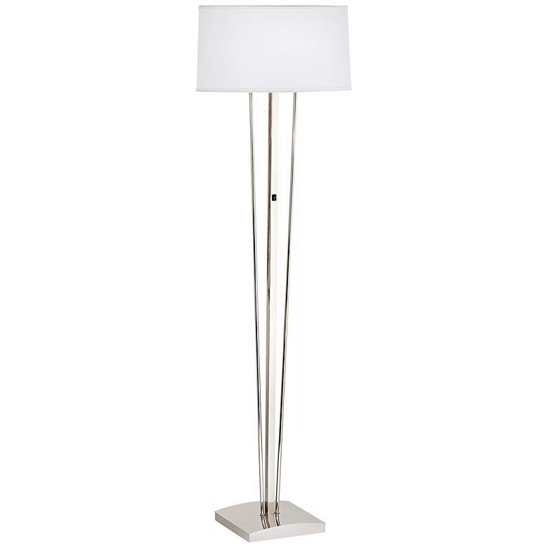 Image 1 1V733 - Brushed Nickel Metal Floor Lamp
