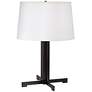 1V777 - Cast Iron Table Lamp W/ Drum Shade