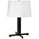 1V777 - Cast Iron Table Lamp W/ Drum Shade